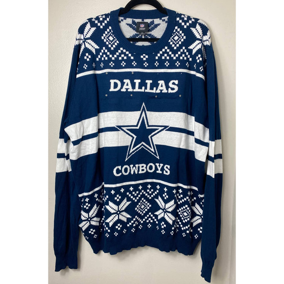 NFL Other - Dallas Cowboys Light Up Ugly Christmas Sweater -100% Cotton - 2XL